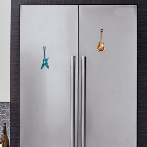 Electric Guitar Fridge Magnets 4 Pieces 2