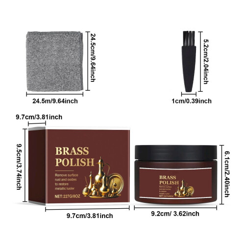 Brass Polish Cleaner Non-Scratch Shine Maintainer Copper 2