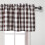 Semi Sheer Kitchen Curtains Set Buffalo Plaid Light 3