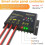 Ρυθμιστής φόρτισης ηλιακού 12V/24V PWM10A Αδιάβροχος με LED 3