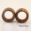 Houten oordopjes/fleshtunnel-expanders 14 mm 6