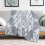 Κουβέρτα φανέλας Damask 40x50 ίντσες ελαφριά, μαλακή 2