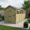 7 x 17 Apex Shed Tanalised (Single Door, With Windows) 1
