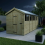 7 x 17 Apex Shed Tanalised (Single Door, With Windows) 3