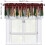 Christmas Tree Valance Curtains Red Black Buffalo Plaid 3