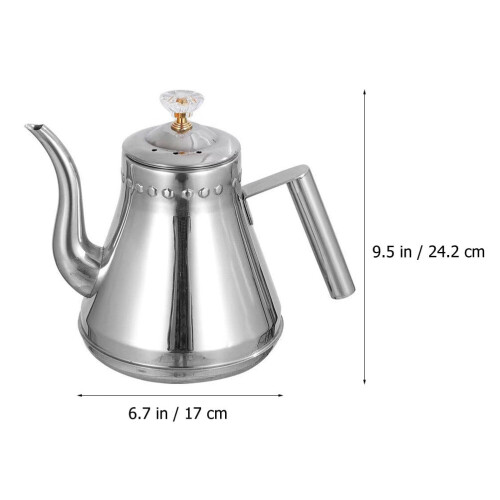 Stainless Steel Tea Kettle with Infuser for Stovetop 1