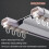 Rail de rideau de plafond double rangée robuste blanc 140 cm 3