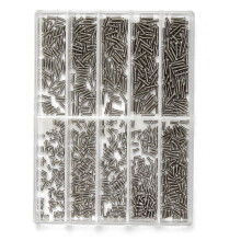 Stainless Steel Watch Screws Assortment Box 600 Pieces