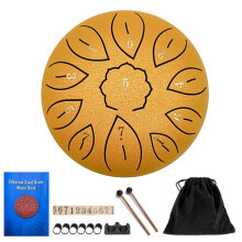 Steel Tongue Drum 6 Inch 11-Note Percussion Instrument