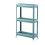 Slim Rolling Storage Cart Navy 3-Tier Plastic 1