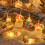 Warmwitte LED-kerstslinger, waterdicht, 1,5 meter, 10 LED's 4