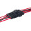 Kit conector cablu auto electric cu 5 pini, impermeabil, 18AWG 6