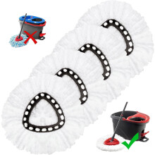 O-Cedar Compatible Microfiber Spin Mop Cloths 4 Pack