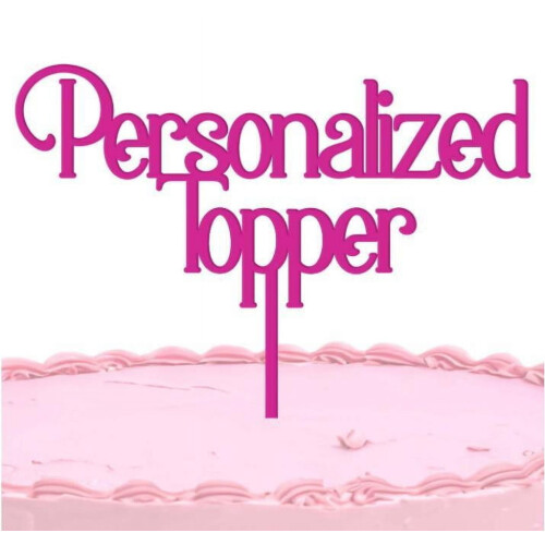 Decorazioni per cupcake Sweet16 rosa glitterate, 12 pezzi 2