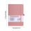 AuroraX Journaling Notebook Ruled Pink 3