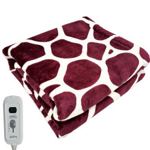 Soft Flannel Electric Heated Knee Pad 45x45cm Deer Pattern