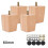 Wooden Sofa Legs Black 15cm 4 Pieces 1