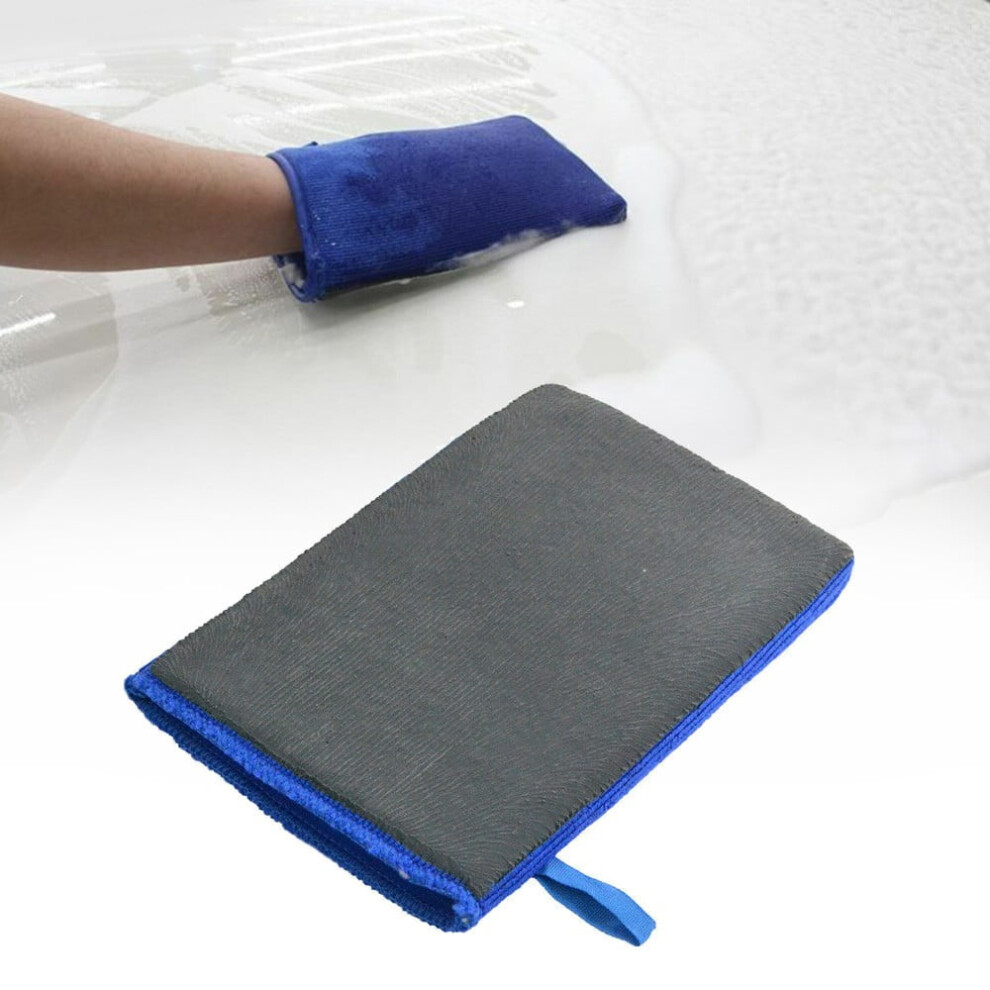 Car Clay Mitt Glove Reusable 5.5 X 8.7 Inch Blue 9027700750401