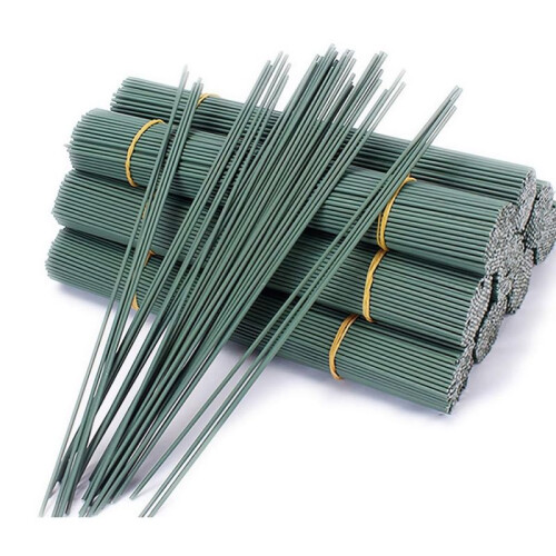100 Unidades de Palitos de Arame de Ferro Calibre 14 para Projetos Florais e Artesanais Faça Você Mesmo, 12 Polegadas