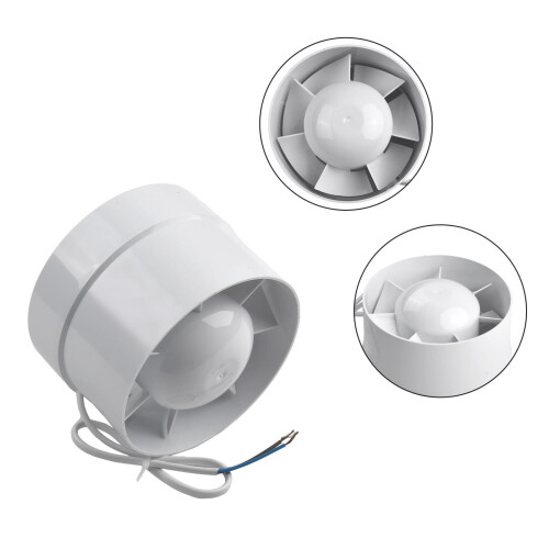 Inline Extractor Fan for Bathroom Kitchen 4 5 6 100 125 150