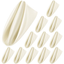 Cloth Square Satin Napkins 50cm 12 Pieces