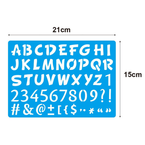 Kids Color Drawing Templates Plastic Stencils 20 Pcs 2