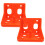 Salzziegelhalter für Rinder, orange, robust, 2-teilig 4