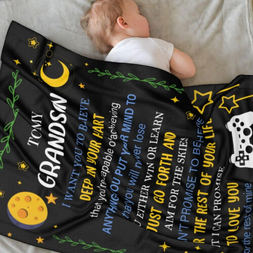 Κουβέρτα Grandson από την Grandma Soft Cozy 50x60 ίντσες 1