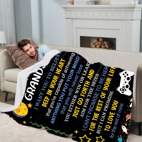 Κουβέρτα Grandson από την Grandma Soft Cozy 50x60 ίντσες 2