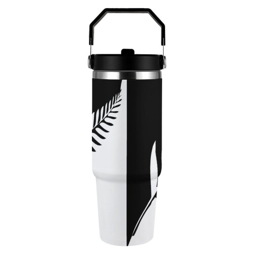 Ποτήρι από ανοξείδωτο ατσάλι Silver Fern με λαβή 30oz 2
