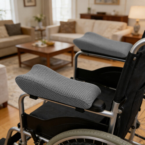 Wheelchair Armrest Covers Soft Memory Foam 2 Pack 1