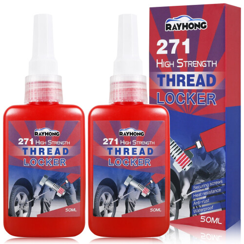 Thread Locker 271 High-Strength 50ml 2 Pack
