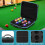 Billiard Ball Carrying Case with Mesh Pocket and Double 4