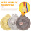 Basketball Competition Award Medals Silver Round 3 pcs 6