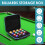 Billiard Ball Carrying Case with Mesh Pocket and Double 3