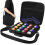 Pool Ball Carrying Case with Handle Strap 16-Hole Mesh 1