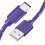 Cabo de dados USB-C trançado verde, 1 m 5