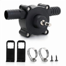 Portable Electric Drill Drive Water Transfer Pump Blue
