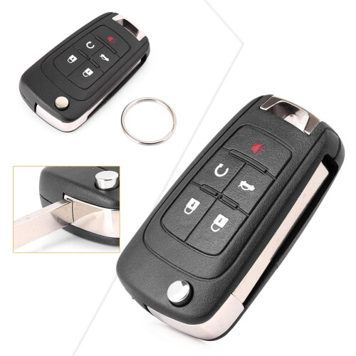 Keyless Entry Remote Key Fob for GM Chevy 2010-2017 5-Button