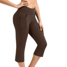Women's High-Waisted Yoga Leggings with Pockets Tummy