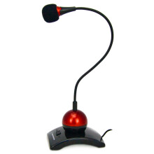 Esperanza Microfone Chat Desktop Vermelho