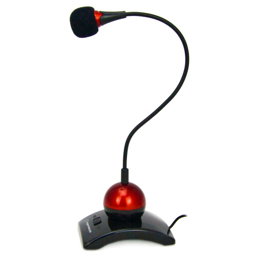 Esperanza Microfone Chat Desktop Vermelho