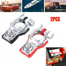 Car Battery Terminal Clamp Connectors Positive Negative 2