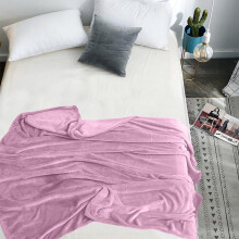 Fleece Blanket Pink Milk Fleece Nap Blanket