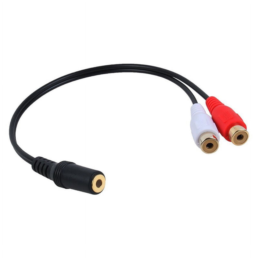 Plated 3.5Mm Female To Dual Female Stereo Audio Gold 9027700773172