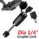 Trailer Tongue Hitch Coupler Lock 1/4 inch Diameter 2.5 1