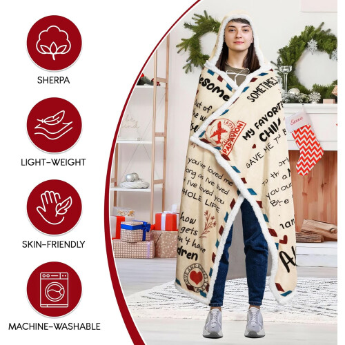 Kapuzendecke 119 x 183 cm – Geschenk für Mama 2