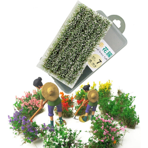 Green Bushy Tufts Lowland Shrubs Terrain Kit 4 pcs 1