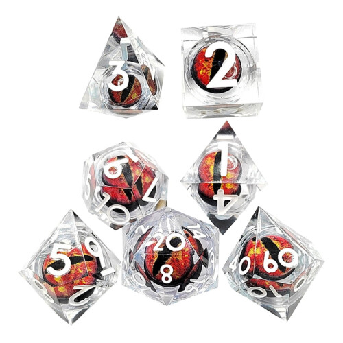 Dragon Eye Dice for Tabletop RPG Game Set