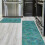 Teal Kitchen Rug Set 2 pcs Washable Non-Slip Floor Mat 5